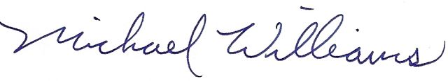 Michael Williams Signature