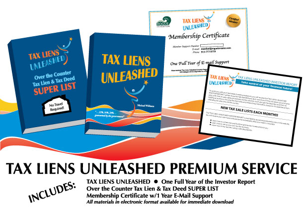 Tax Liens Unleashed Premium Service