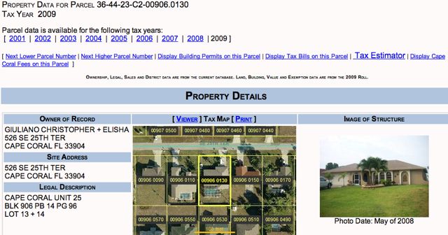 property appraiser info
