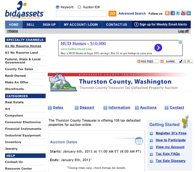 Thurston County - Bid4Assets